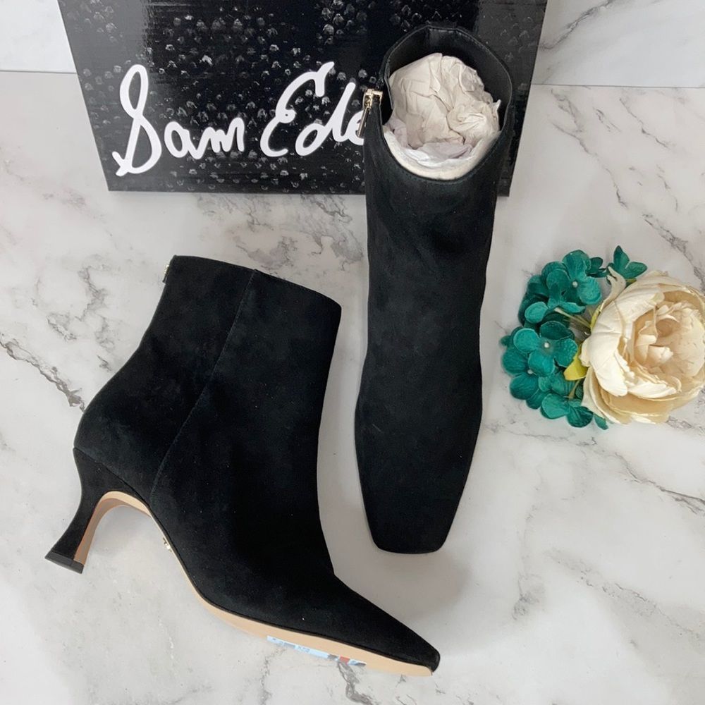 Sam Edelman Lizzo Bootie, Size 8 M - Black